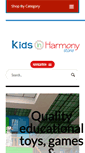 Mobile Screenshot of kidsinharmonystore.com